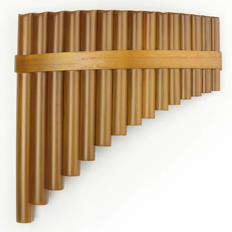 Flûte de pan en bambou de haute qualité, musique traditionnelle chinoise, calcul des tuyaux, vent, clé C, 15 tuyaux