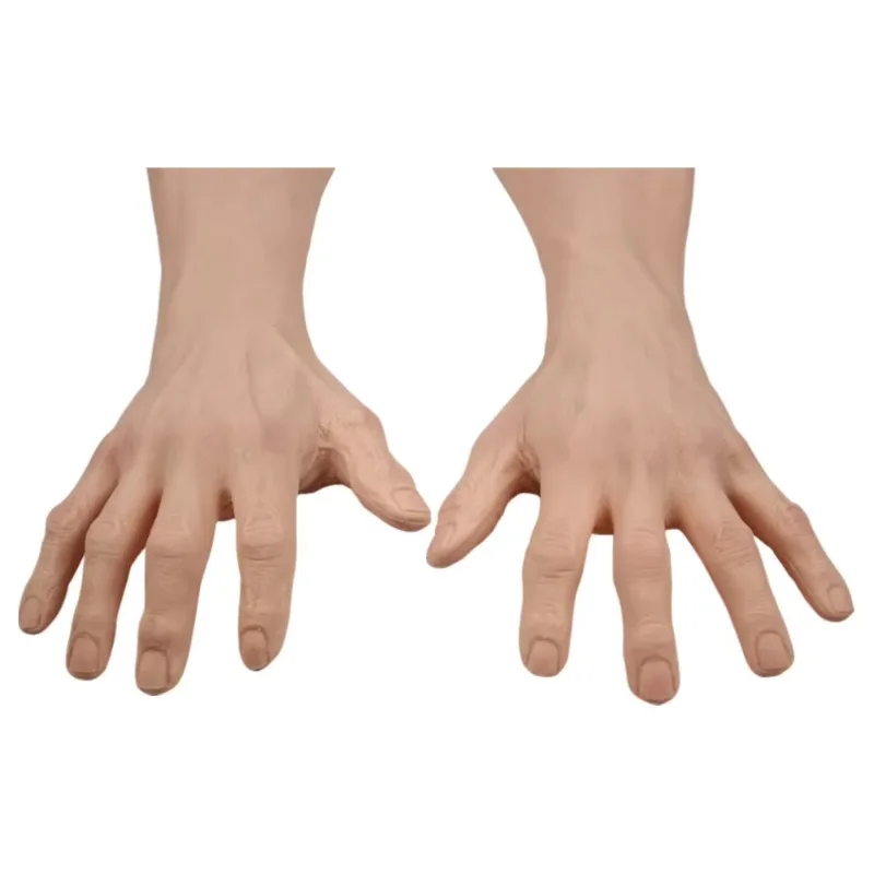 100% Realistic Soft Prosthetic Hand Forearm Amputation Arm Prosthetic Silicone Gloves