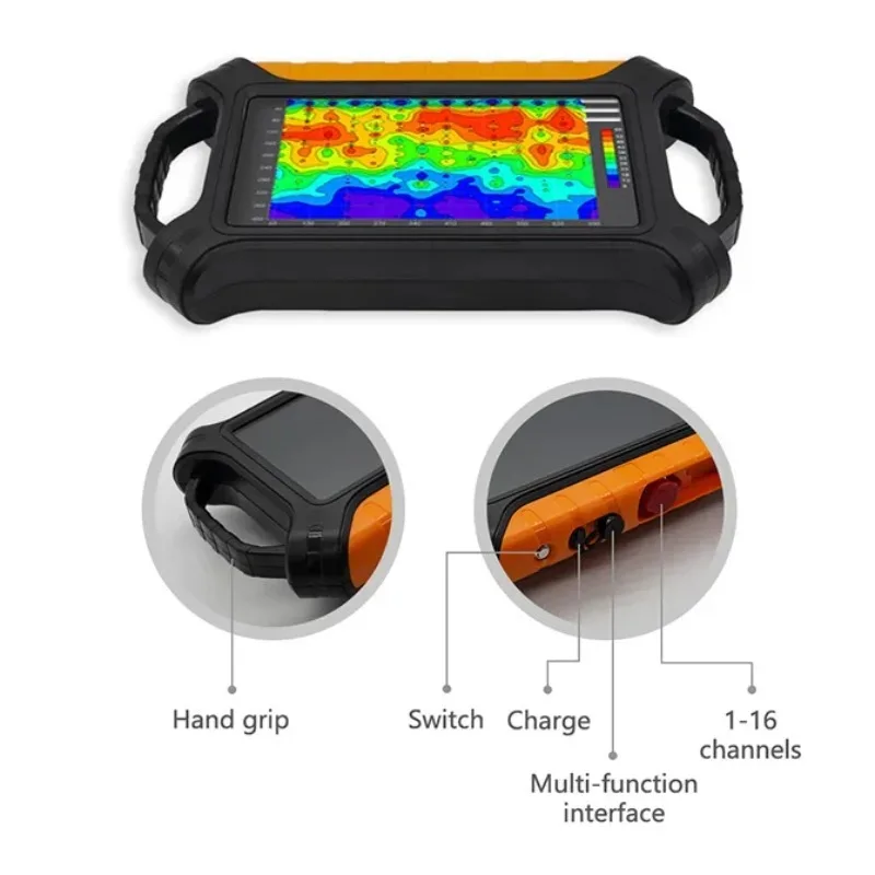 ADMT-300AX-16D Mineral Ore Detector 16 Channel Professional MT Electromagnetic Geophysical Equipment