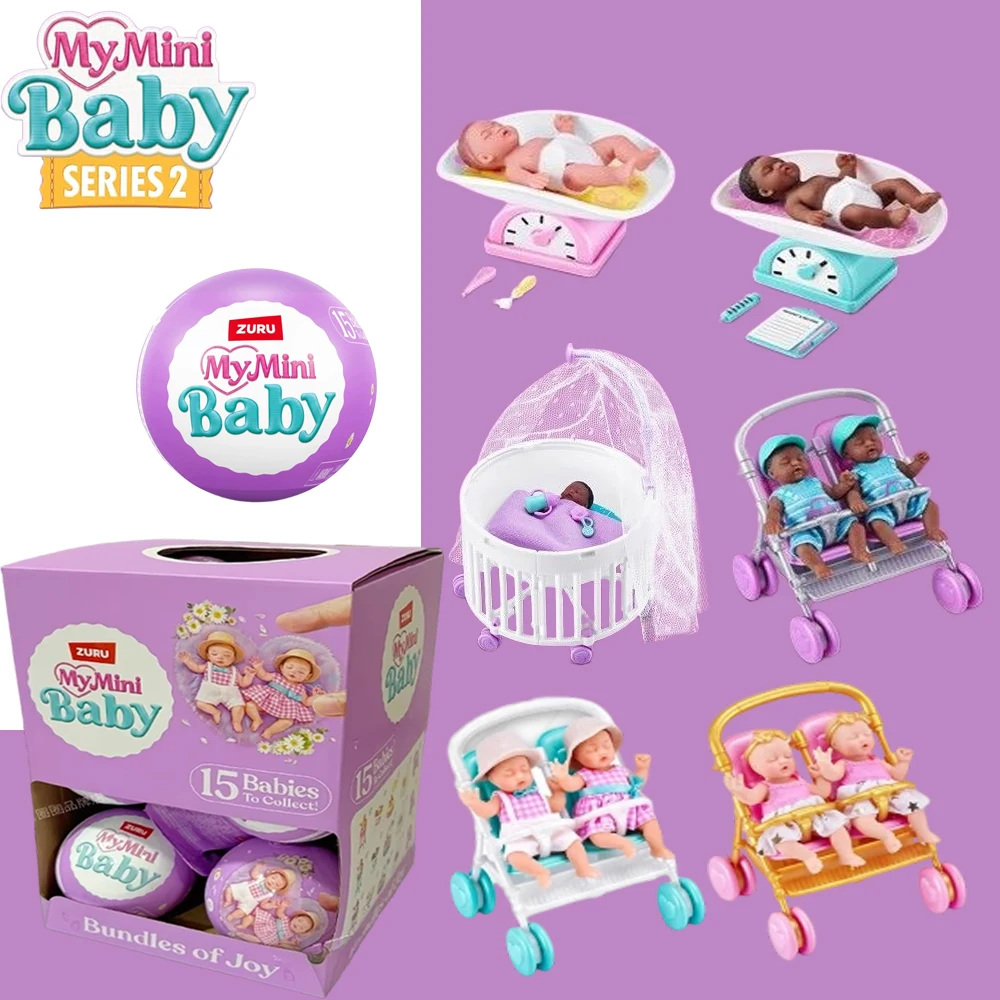 Zuru Surprise Doll Surprise Series2 My Mini Baby Capsule mystère à collectionner 5 jouets mystère objets de collection jouets miniatures nouveauté