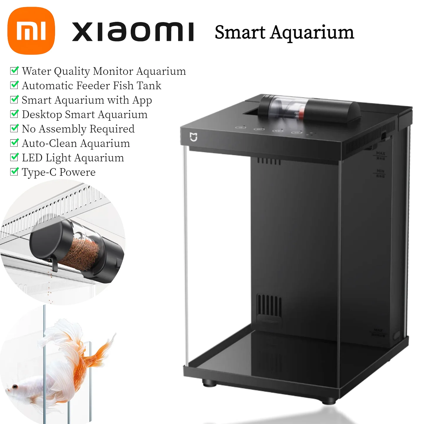 Aquarium Xilong - Xiaomi Smart Desktop Fish Tank 10L,