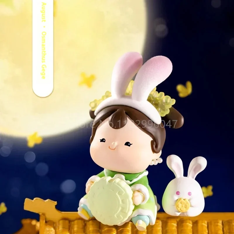 

Blind Box Satisfy Girl Flower God Series Mystery Box Caixa Surpresa Kawaii Ornaments Desktop Model Cute Girl Doll Creativity