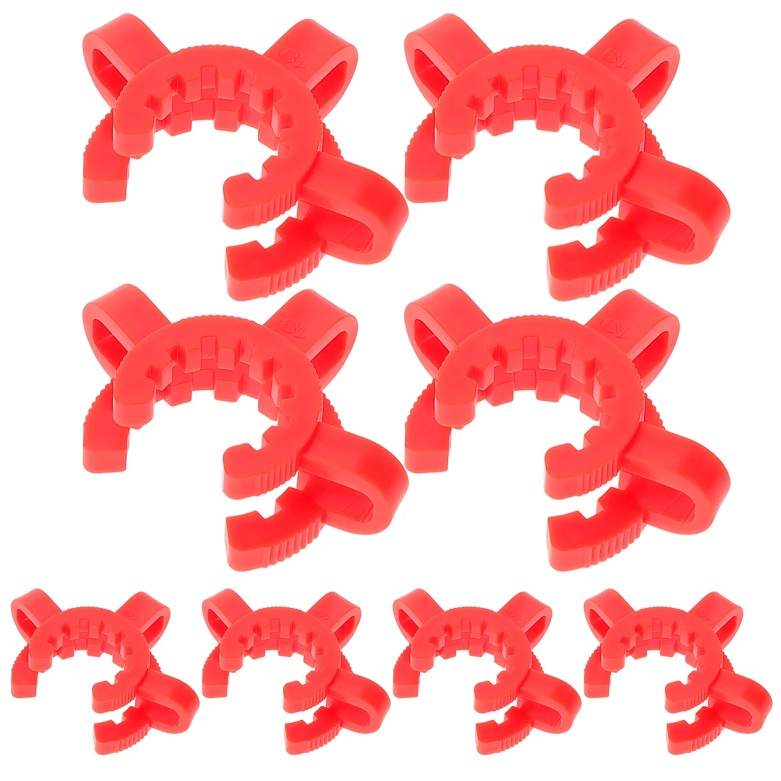 

8Pcs Conical Interface Clips Robust Plastic Joints Clamp for Lab Use Firm Hold Joints Clips for Science Experiments