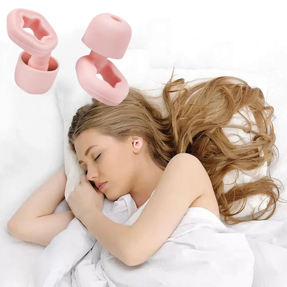 Waterproof Creative Foam Earplugs Reusable Anti Noise Sleeping Ear Plugs Silicone Noise Cancelling Swimming Earplugs Sleeping