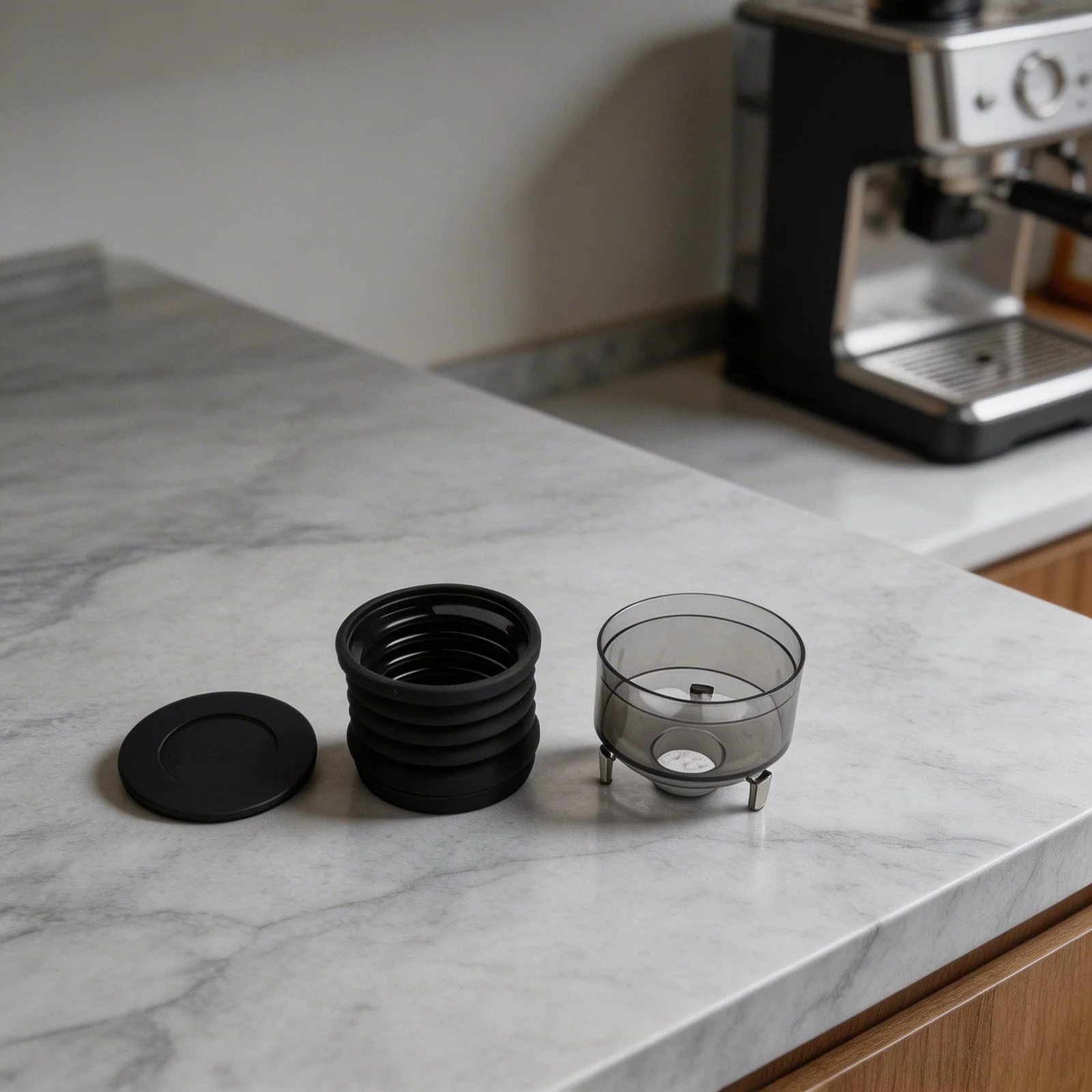 Silicone Bellows Funnel For Baratza Sette 270 BG30 Coffee Grinder Cleaning Grounds Collector Blowing Bin Kitchen Tool Accessory