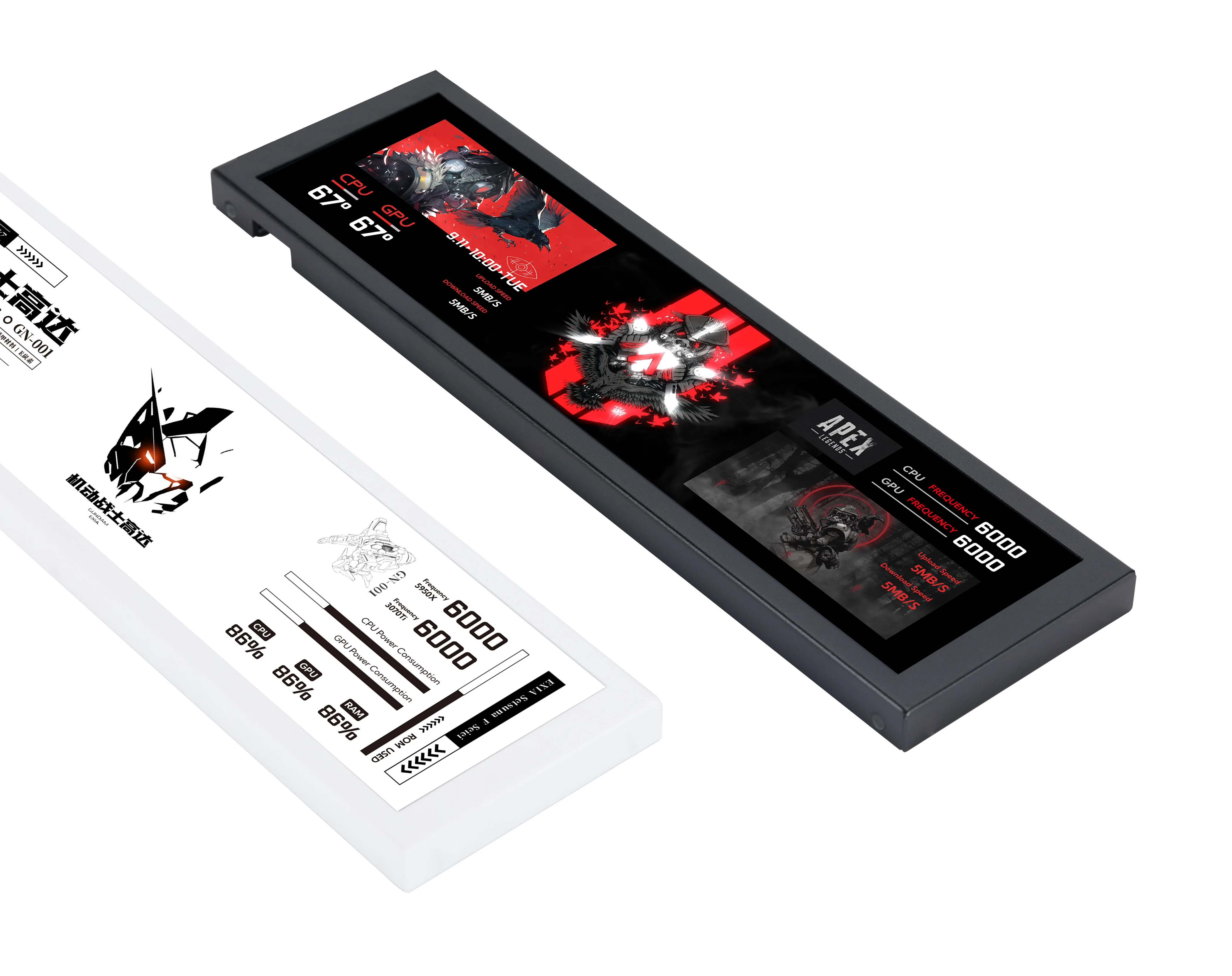 

Turing Smart 8.8\" IPS Secondary Screen Computer Monitor AIDA-Free with Display and Chassis