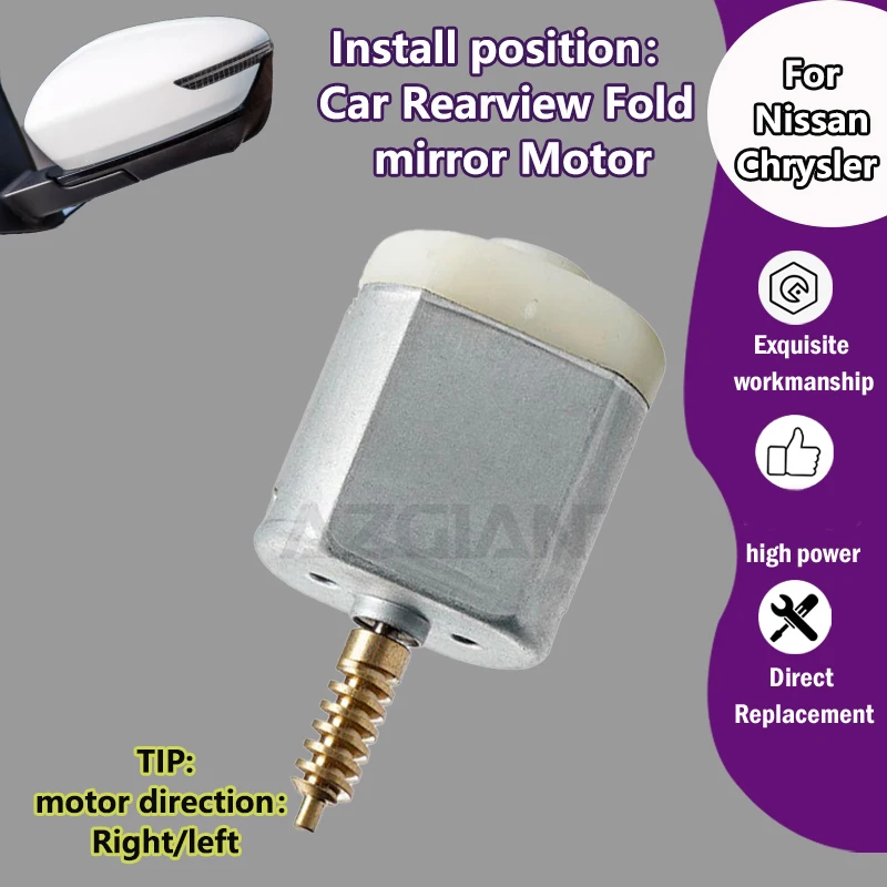 AZGIANT FC260SD16200/FC-260SD Car Power Folding Unit Mirror 12V motor For Qashqai J10 2006-2009/Chrysler Voyager Town & Country