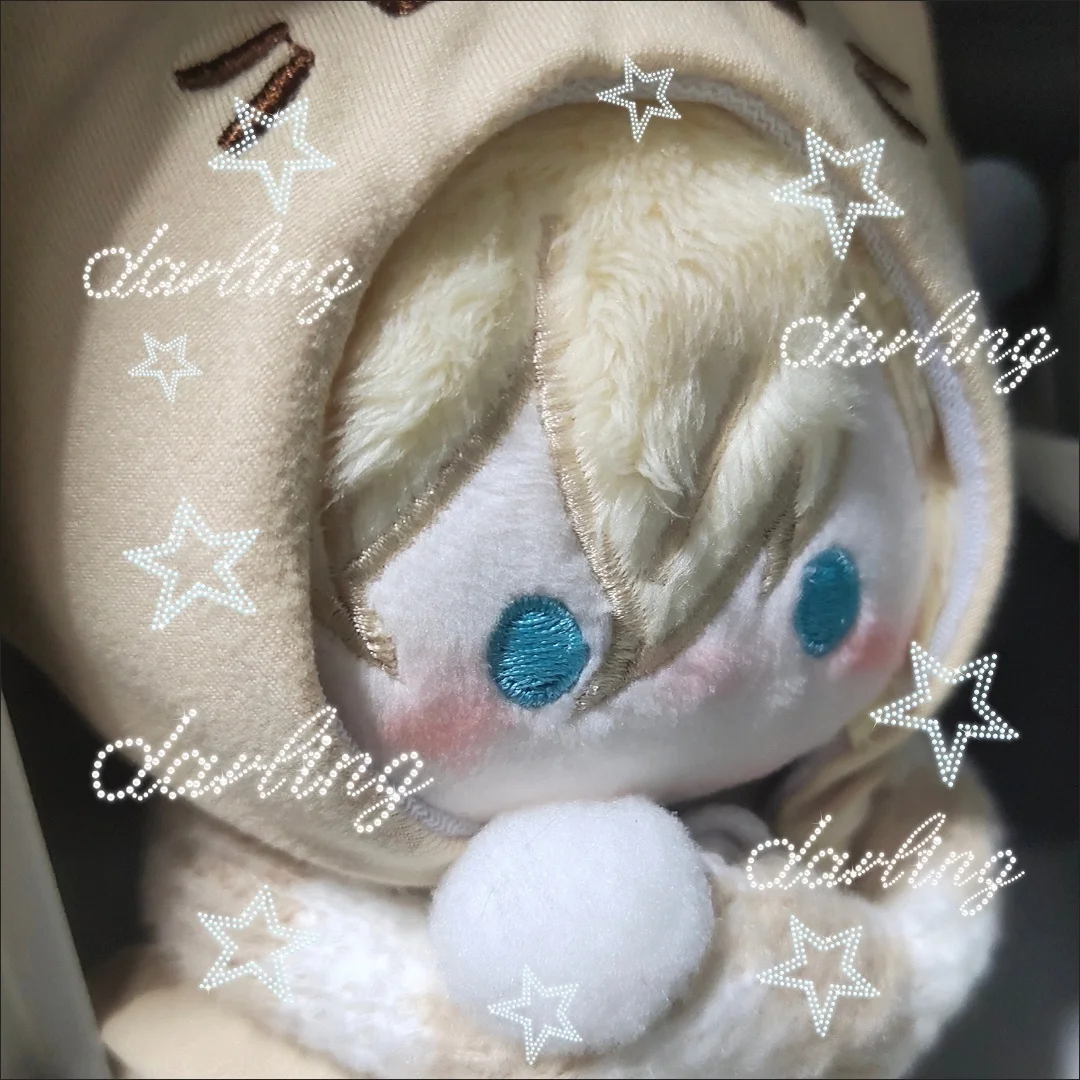 Gefüllte 10 cm große Ensemble-Stars! Eichi Tenshouin Leo Tsukinaga Bedruckter Körper Baumwolle Puppe Rucksack Anhänger Ornament oder Geburtstagsgeschenk