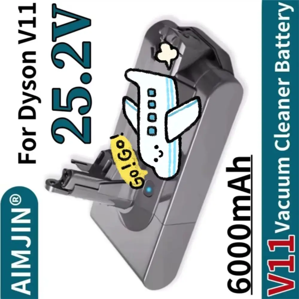 

For Dyson V11 SV14 Rechargeable 25.2V 6000mAh Vacuum Cleaner Battery Compatible Replacement Part V11 970145-02