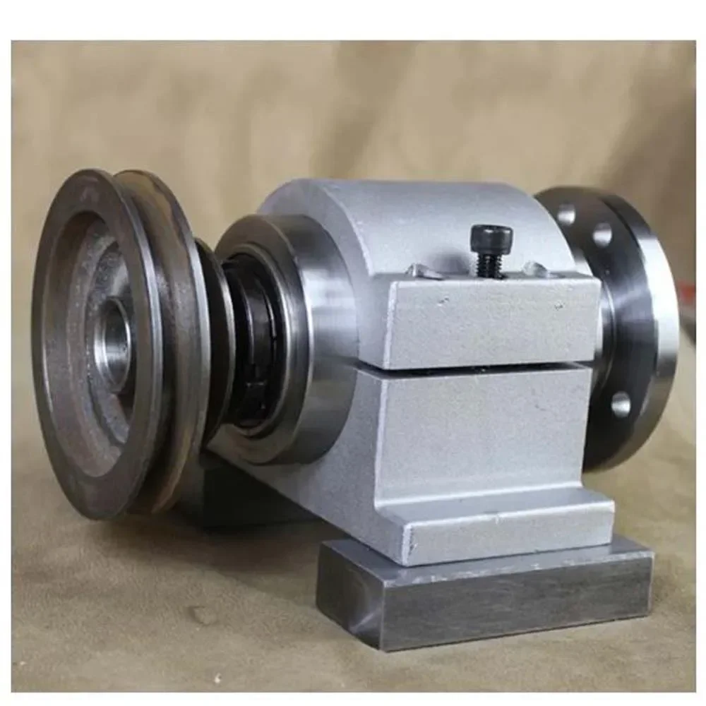 1PC 125/160/200 Machine Head HRB Bearing, Lathe Spindle, High-Strength Lathe Head Assembly, Cast Aluminum Standard