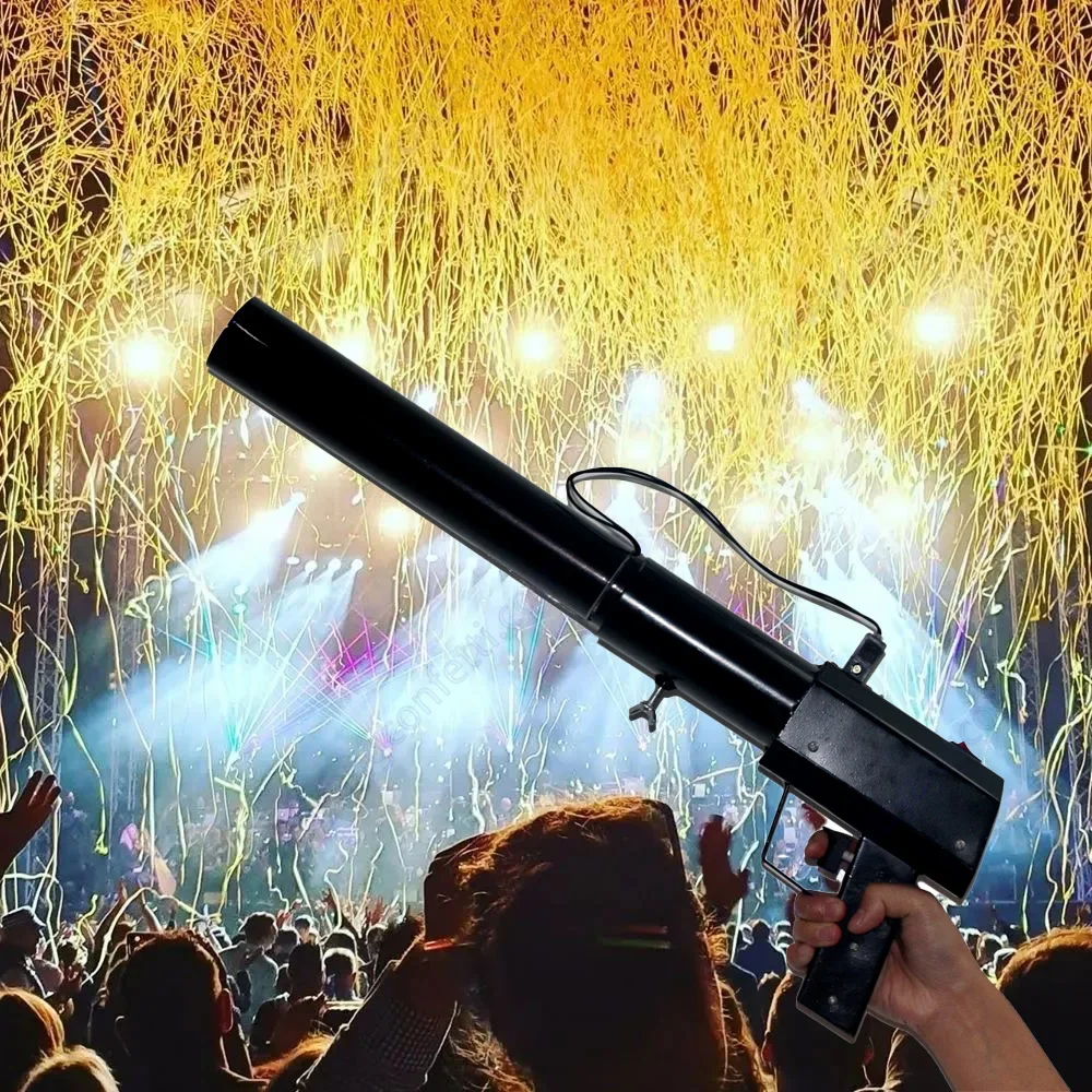 Rechargeable Confetti Machine Safe and Reliable Electronic Cannon for Wedding DJ Party Event Stage Night Club Concert Streamer