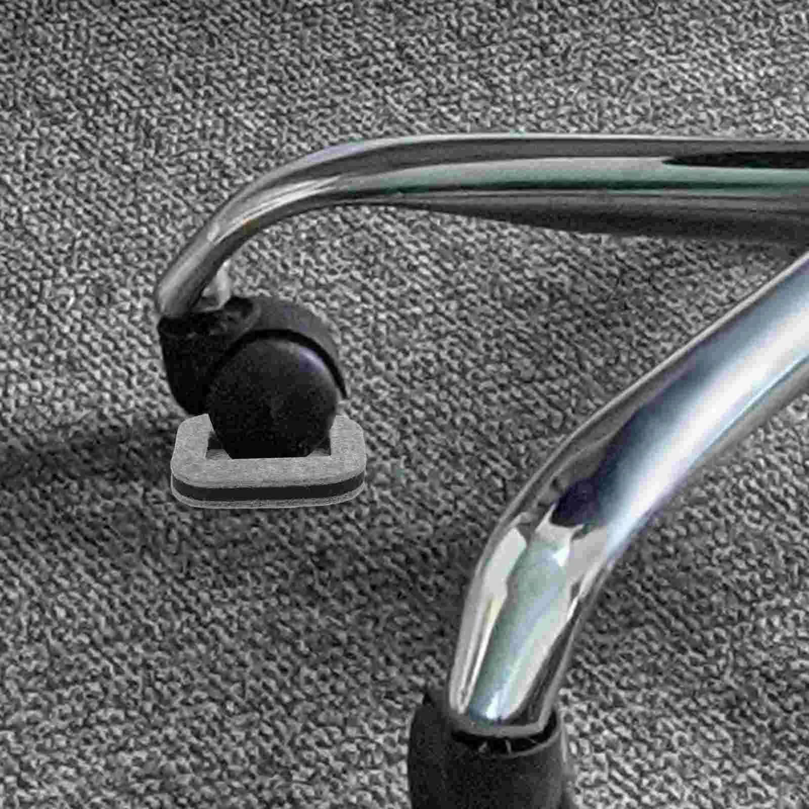 Rolo de borracha Piso Protetores para Mesa, cadeiras Pés, Móveis Coaster, Coasters, Copos Pads, Rolhas, Roda, 4 pcs