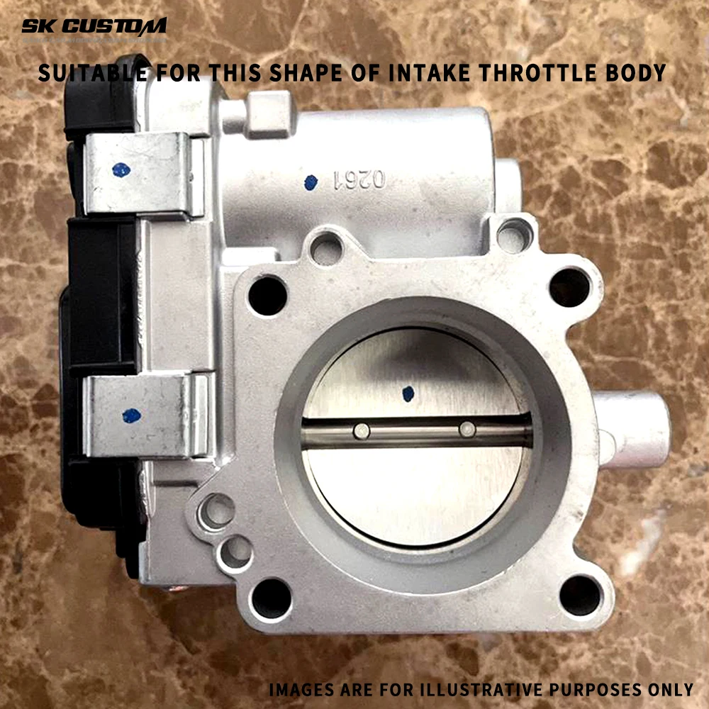 Throttle Body Spacer For VW Golf 1.4T 1.6L Polo Passat Tiguan Bora Lavida EA111 Engine Aluminium Throttle Vortex Intake Gasket
