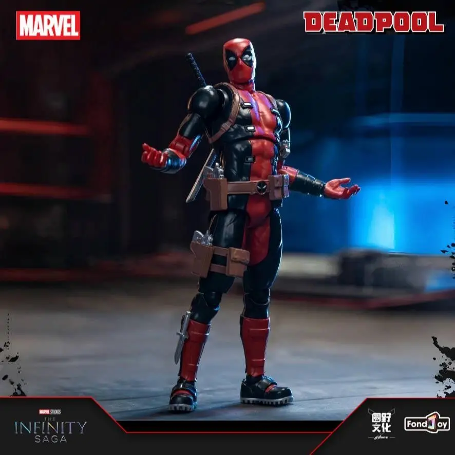 New Original Fondjoy Deadpool Figure Comic Deadpool Figures Detective Comics 1/12 ABS Model Kit action figure Desktop decoration