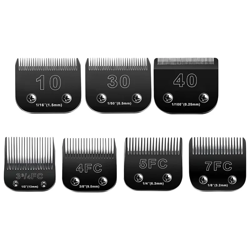 

Лезвия для стрижки собак, совместимые с лезвиями для стрижки собак Andis Лезвия для машинки для стрижки собак, совместимые с машинами для стрижки собак Oster A5, Wahl km10