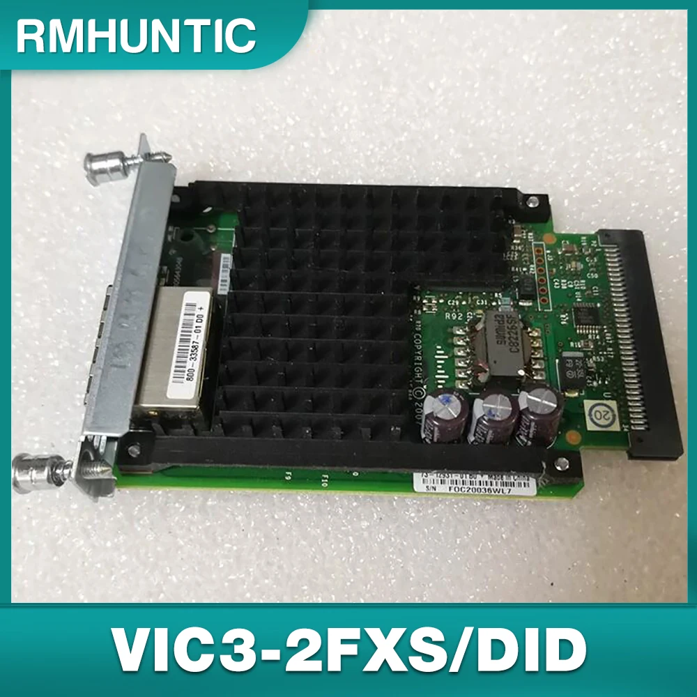 

For 2911, 2921, 29501 For CISCO Voice Module VIC3-2FXS/DID