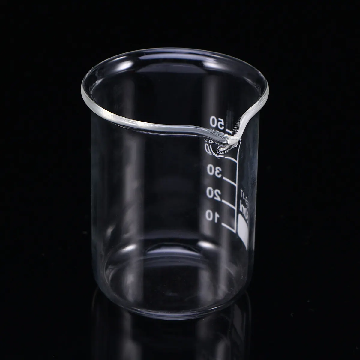 100Ml Graduated Glass Beaker Measuring Cup Wide Mouth Easy Clean for Laboratory Baking Dessert Cooking Chemistry Use