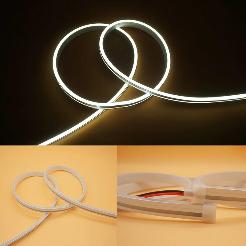 Super Thin 4X8Mm LED Strip Light Waterproof DC12V Flexible Diffuser for Strip for Bedroom Living Room Home Outdoor Decor DIY