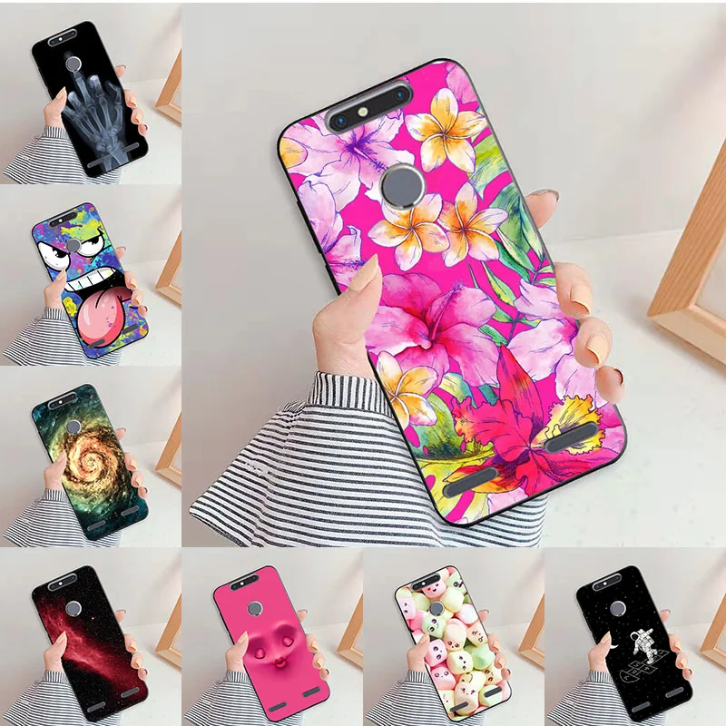 

For ZTE Blade V8 Mini V 8 Mini 5.0" Case Cute Cat Butterfly Soft Phone Case For ZTE Blade V8 Mini Back Cover Full Coque Bumper