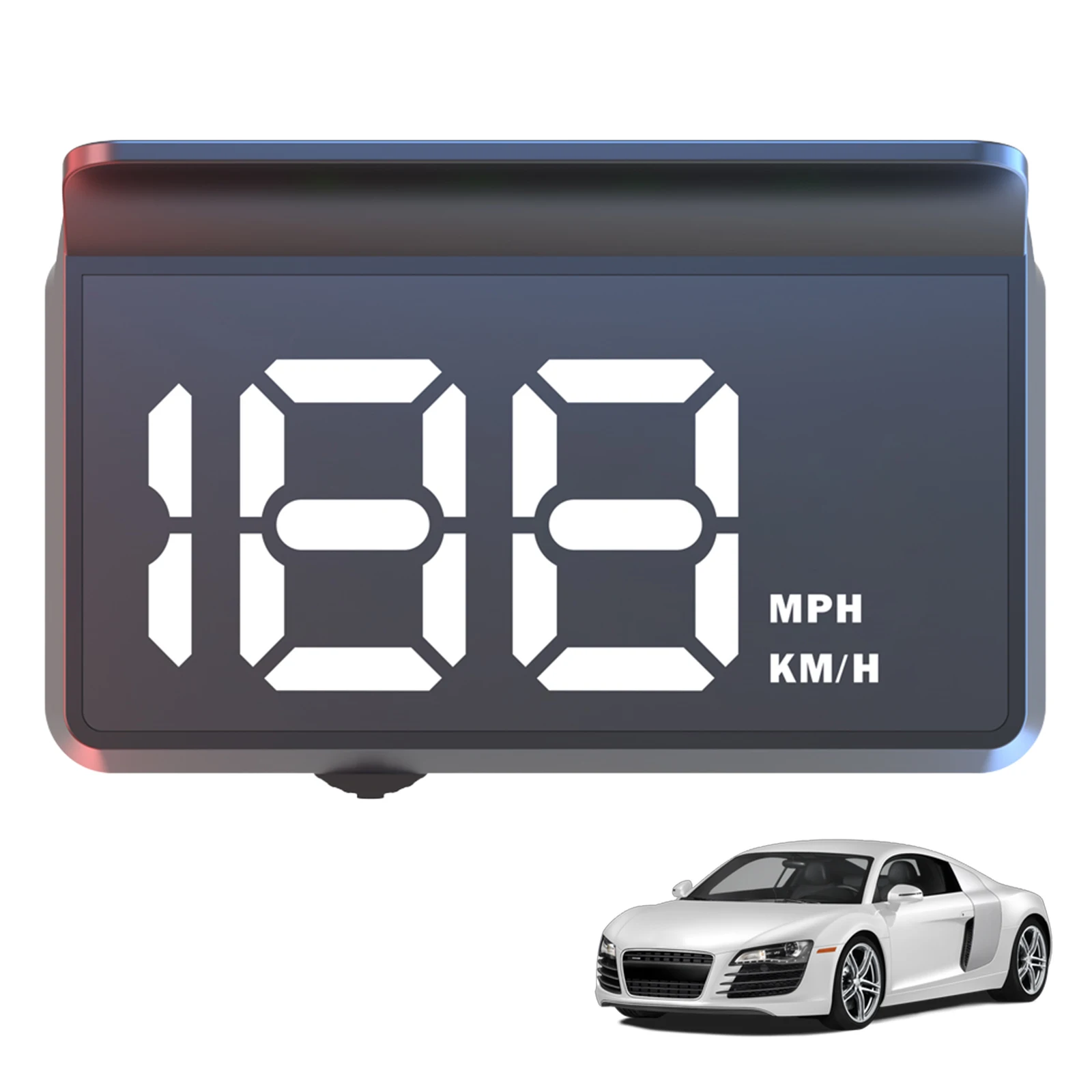 Compteur de vitesse numérique GPS HUD, affichage tête haute, pour toutes les voitures et camions, Plug and Play, pièces automobiles