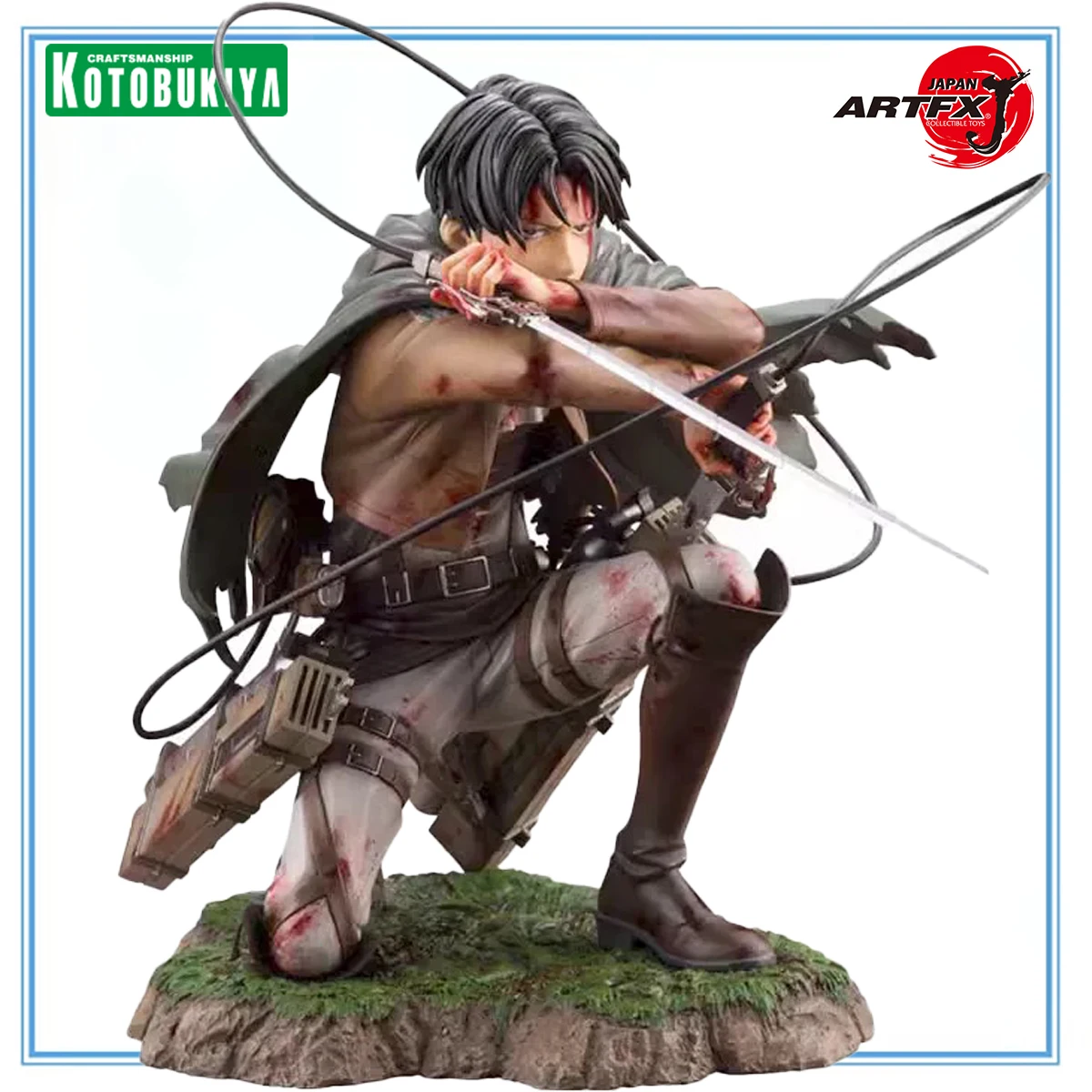 

100% Original in Stock Kotobukiya ARTFX J Shingeki No Kyojin Levi Ackerman Anime Figure Action Figure Collection Series