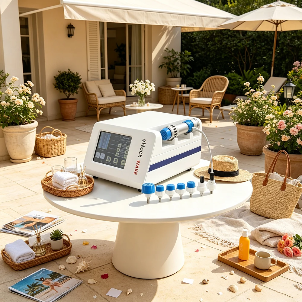 Shockwave Therapy Machine Physiotherapy Tennis Elbow ED Treatment Equipment Body Relax 300mj Shock Wave Massage