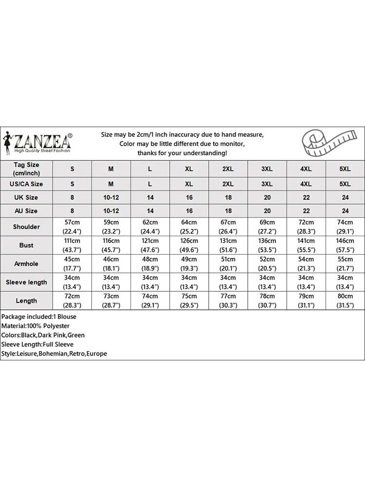 Zanzea-女性用ボタンアップブラウス,韓国ファッション,ストライプのハイシャツとローシャツ,折り返し襟,3/4袖,秋,2024