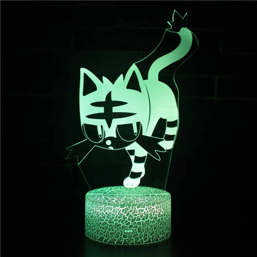 

Nighdn Cat Night Light for Kids 3D Optical Illusion Lamp Cat Gifts for Women Teens Boys Girls Bedroom Bedside Lamp Decoration