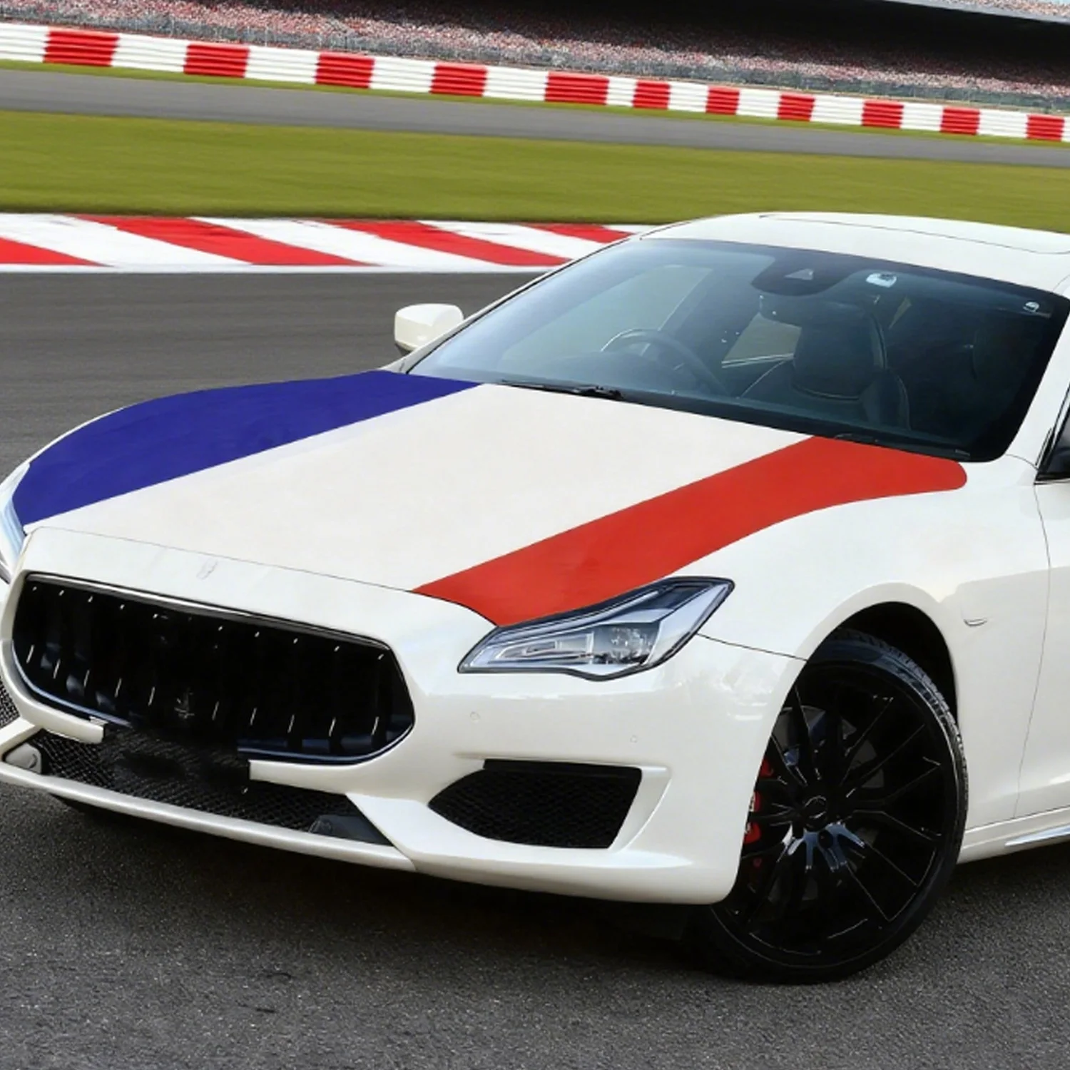 غطاء غطاء غطاء السيارة الفرنسي الوطني (راية غطاء العلم الإسباني)، علم سيارة فرنسا الوطني، غطاء غطاء مرآة السيارة، ملحقات الديكور #1