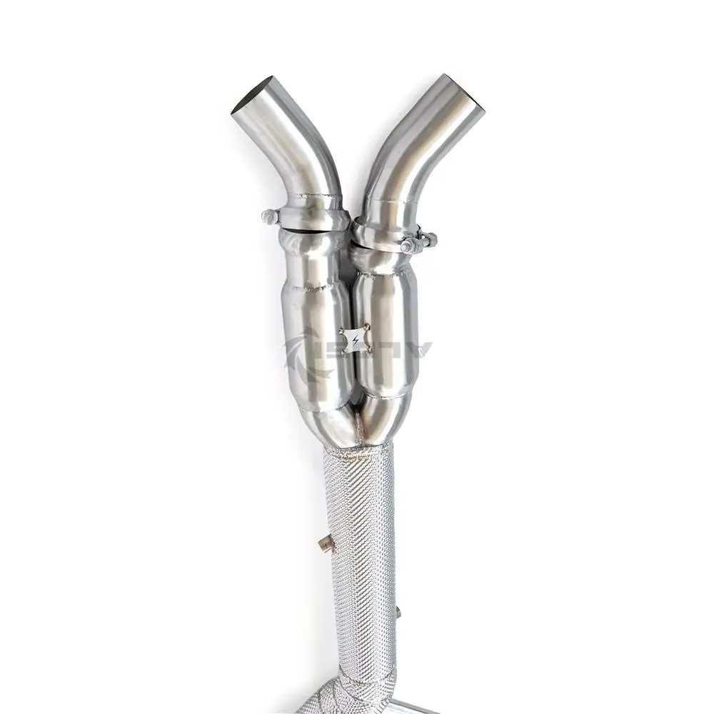 Mid Pipe for BMW M3 M4 G80 G82 G81 Touring 3.0T 2021-2023 Equipped OPF GPF Exhaust Pipe Equal Length Custom With Resonator