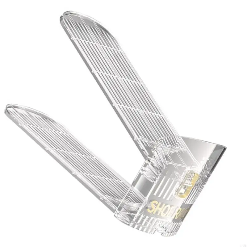 

Sturdy Plastic Adjustable Shoe Slot Organizers For Neat And Clean Shoe Cabinets M68E