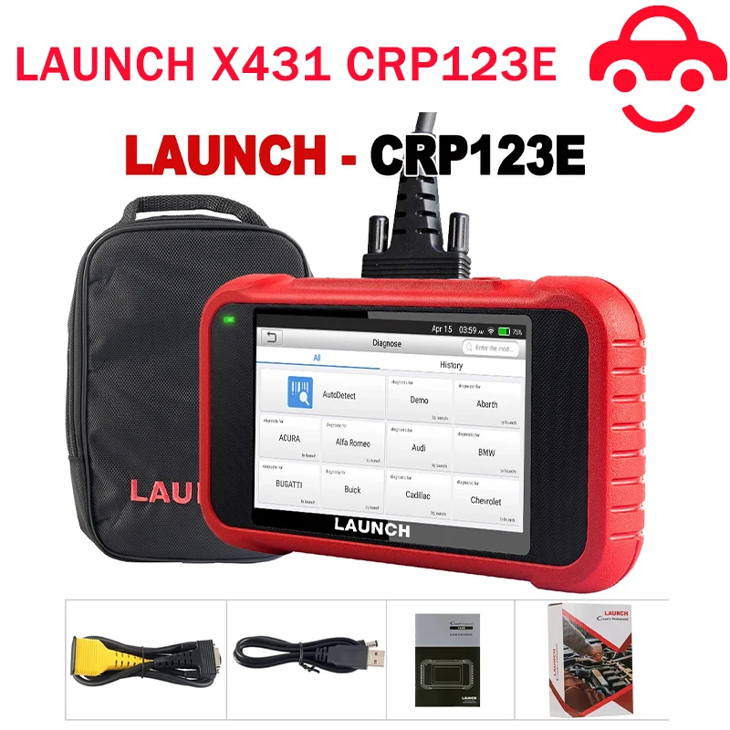 

LAUNCH X431 CRP123E Автомобильные диагностические инструменты OBD OBDII двигатель ABS подушка безопасности SRS коробка передач OBD2 сканер PK CRP123X CRP123