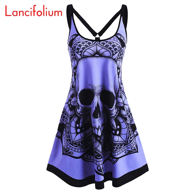 8 Size Y2k 90s Sexy Backless Camisole Tank Emo Gothic Skull Skeleton Graphic Vneck Goth Indie Big Hem CAMI Top Women Summer 2023