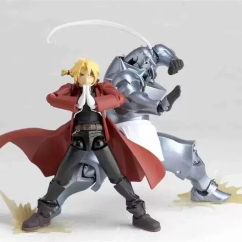 Anime Fullmetal Alchemist Edward Elric Alphonse REVOLTECH YAMAGUCHI Articulated Action Figure Model Toys