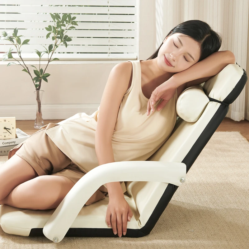 

Tatami Floor Sofa Japanese Memory Foam Bean Bag Chair with Adjustable Backrest Foldable Floor Cushion for Dorm/Reading Nook