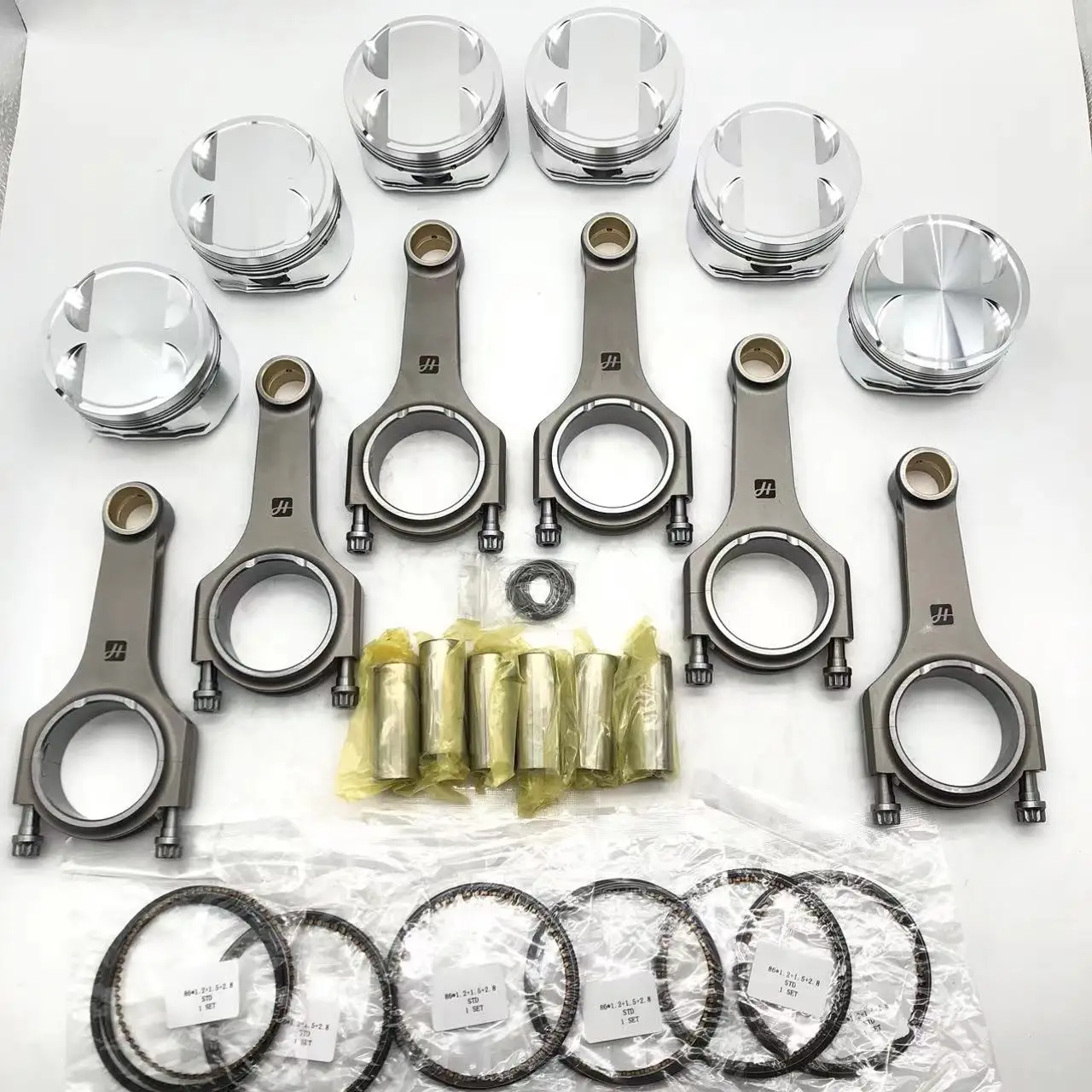 

1JZ Forged Piston And Connecting Rod For Toyota Supra 1JZGTE Rod Length 125.2mm