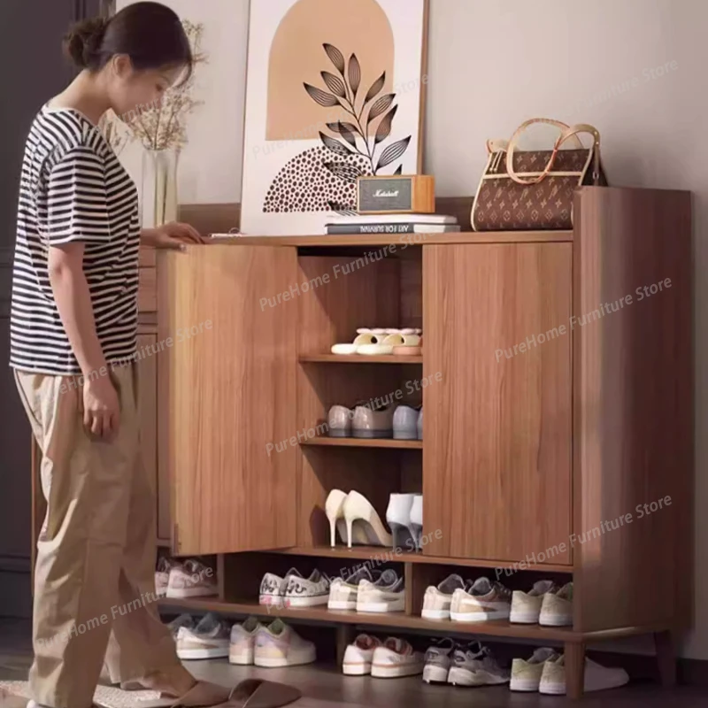 

Italian Minimalist Organizer Shoe Cabinet Storage Living Room Designer Nordic Shoe Cabinet Luxury Modern Zapatero Home Furniture