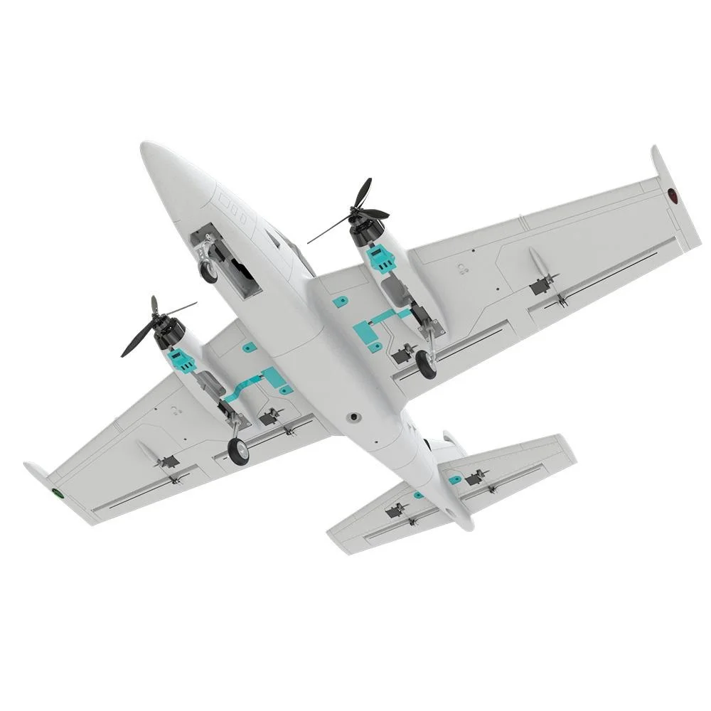 ATOMRC طائرة نموذجية ثابتة الجناح الحوت الأبيض محرك مزدوج FPV C1200 لعبة طائرة RC لتقوم بها بنفسك لعبة نموذج للأطفال والهواة