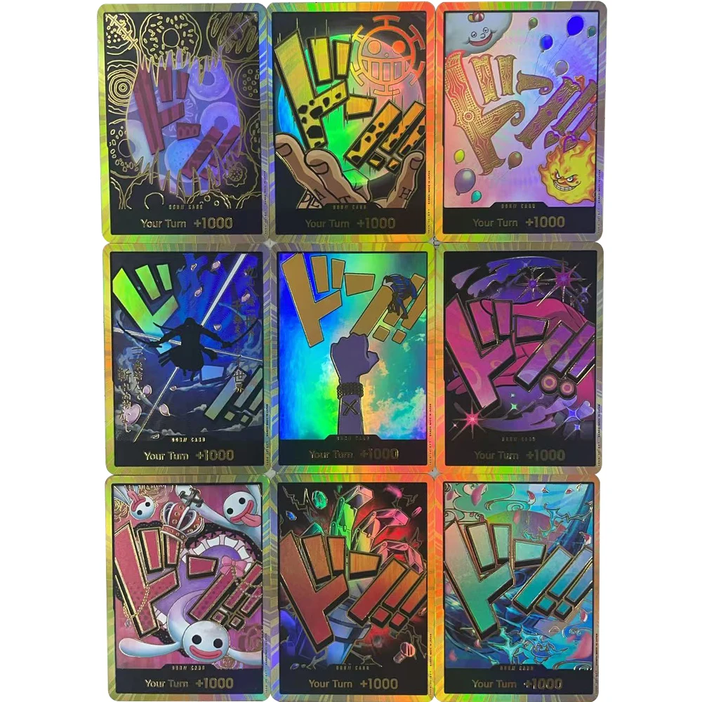 OPCG TCG 골드 돈!! 컬렉션 카드 최고의 PRB-01 영어 슈퍼 패러렐 포일 NM 조로 페로나 트라팔가 로우 골드 플래시 선물