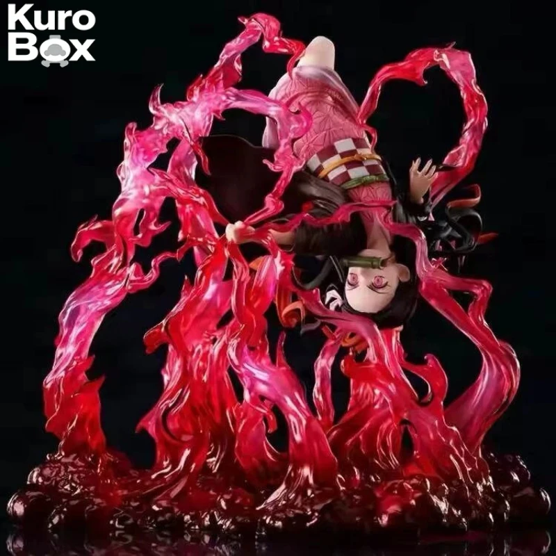 

Hot Selling Anime Nezuko Kamado Exploding Blood Figure 1/8 Scale PVC Model Collectible Statue Desktop Decor Gift for Anime Fans