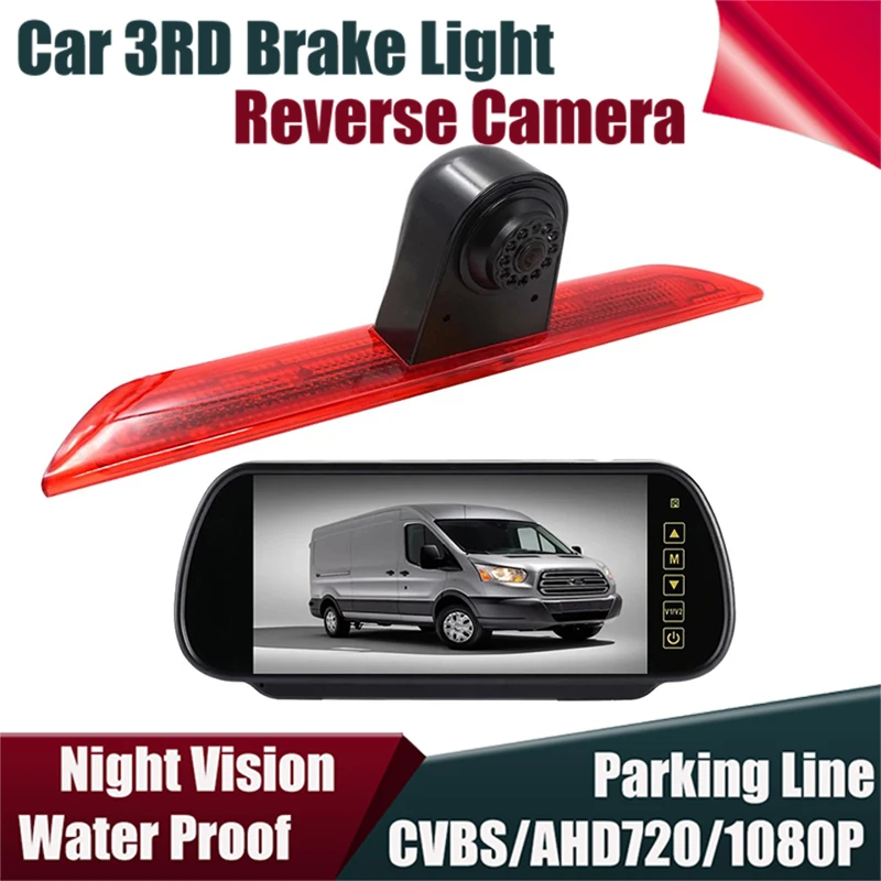 

Car Rear View Camera For FORD Transit 2014 2015 2016 2017 2018 Ford Transit l4 h3 Night Vision Camera Third Brake Light Camera