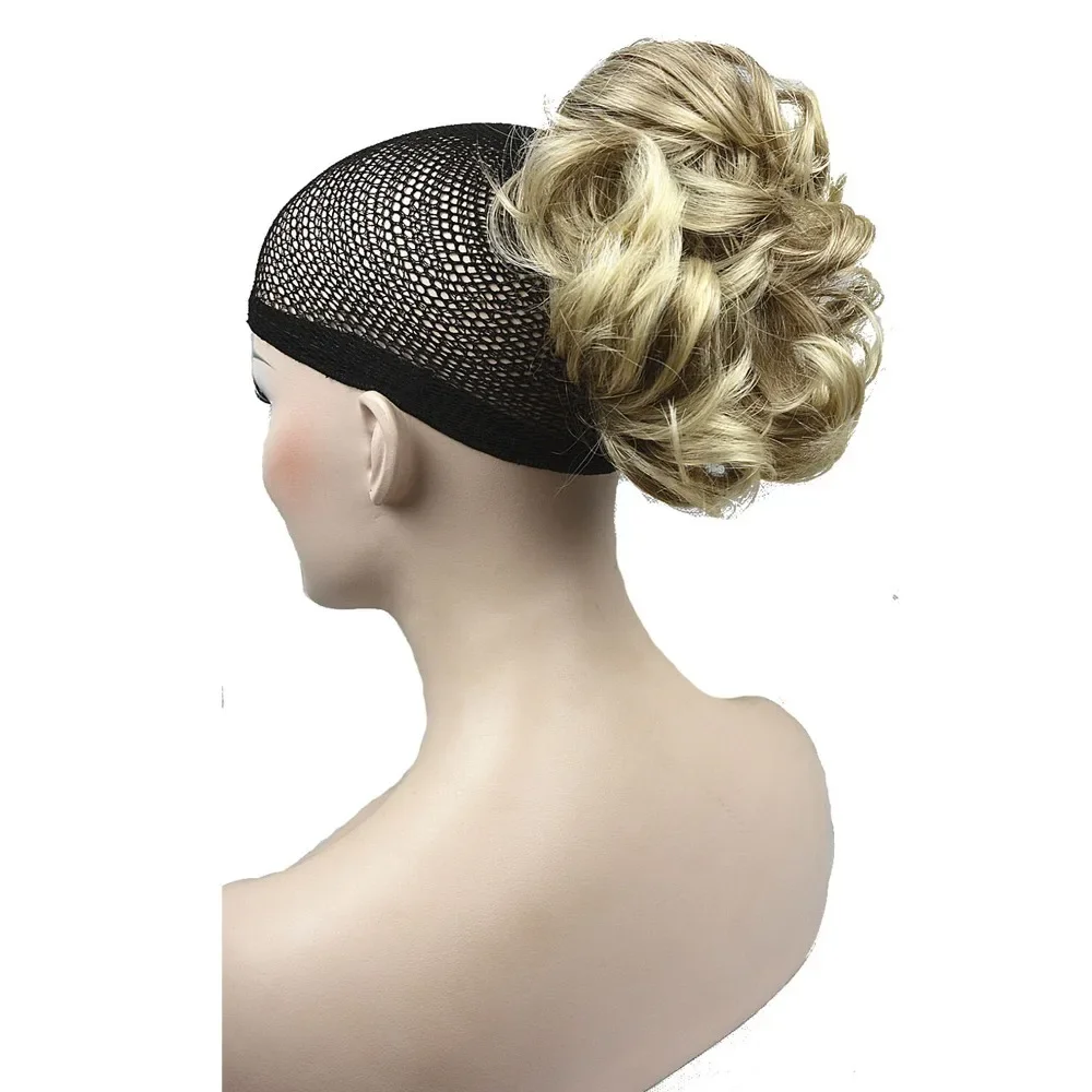 Strongbeauty curto encaracolado garra clip-on cabelo rabo de cavalo peruca de extensão sintética 42 cores