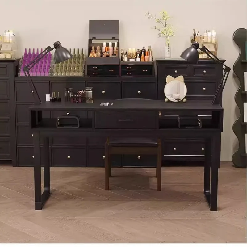 

Economy Single Nail Tables Double Person Model Nail Tables Style Detachable Durable Commercial Furniture Tavoli Ungueali ZY40MJZ