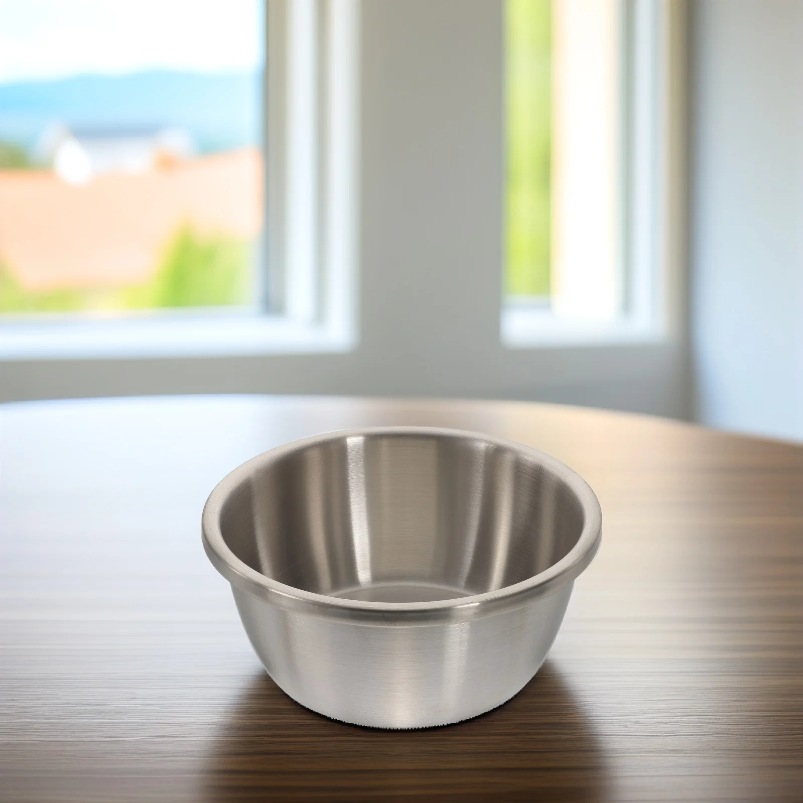 

26Cm Stainless Steel Washing Basin Thickened Round Vegetable Wash Basin for Kitchen Use Dishwasher Safe Rust Free Metal Mixing