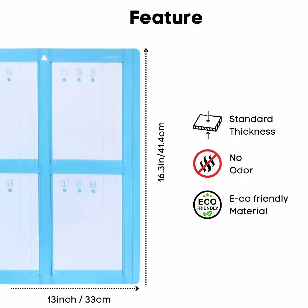 Card Mat Cutting Pad For Cricut Maker Non-slip Sturdy Durable Easy Clean No Smell DIY Manual Articles Splicing Paper Cutting Pad