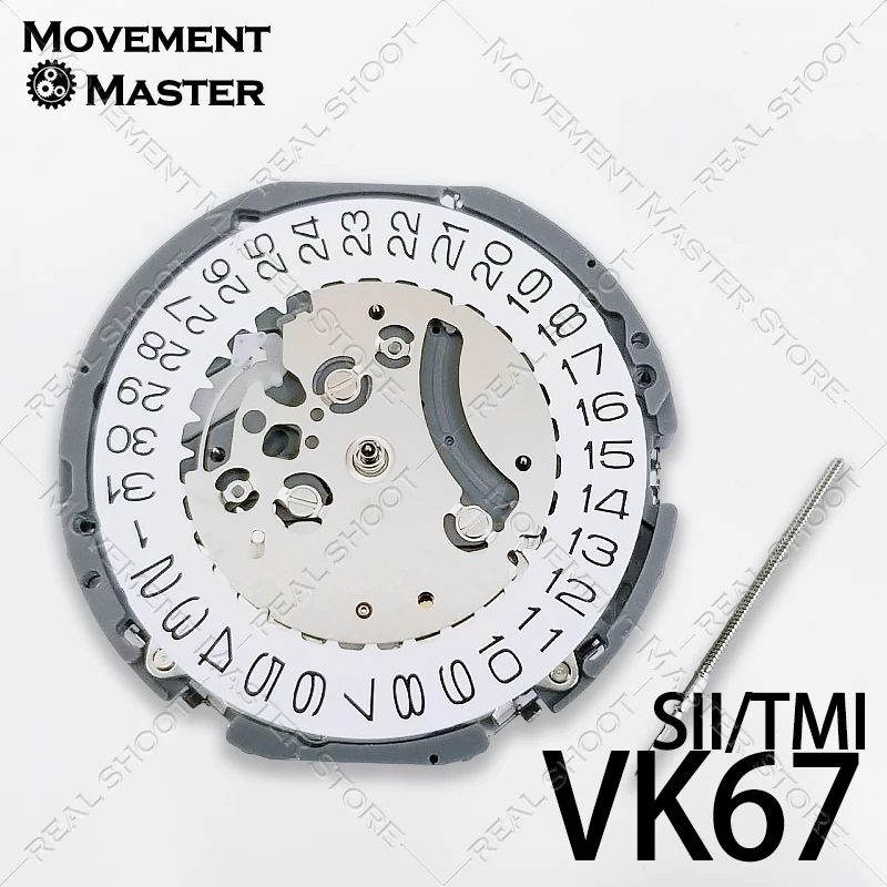 Timing VK67 Quartz Movement Movement Japanese TMI VK67A-3 Movement Chronograph, Brand New Genuine Product