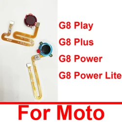 Touch Finger Sensor Return Key Flex Cable For Motorola Moto G8 Play G8 Plus G8 Power Lite Back Fingerprint Sensor Power Button