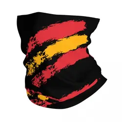 Spanish Flag Bandana Neck Cover Printed Spain Espana Wrap Scarf Cycling Scarf Outdoor Sports for Men Women Adult Breathable