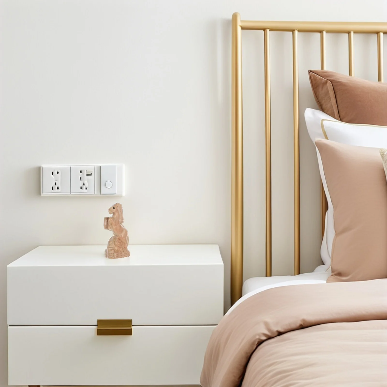 

Handmade Wooden Horse Sculpture Home Decor Symbol of Strength Grace Versatile for Various Interiors Horse Figure