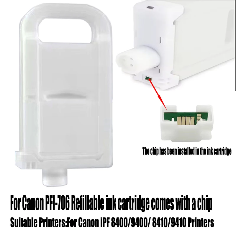 

Чернильный картридж PFI-706 объемом 700 мл для принтеров Canon iPF 8400, 9400, 8410, 9410